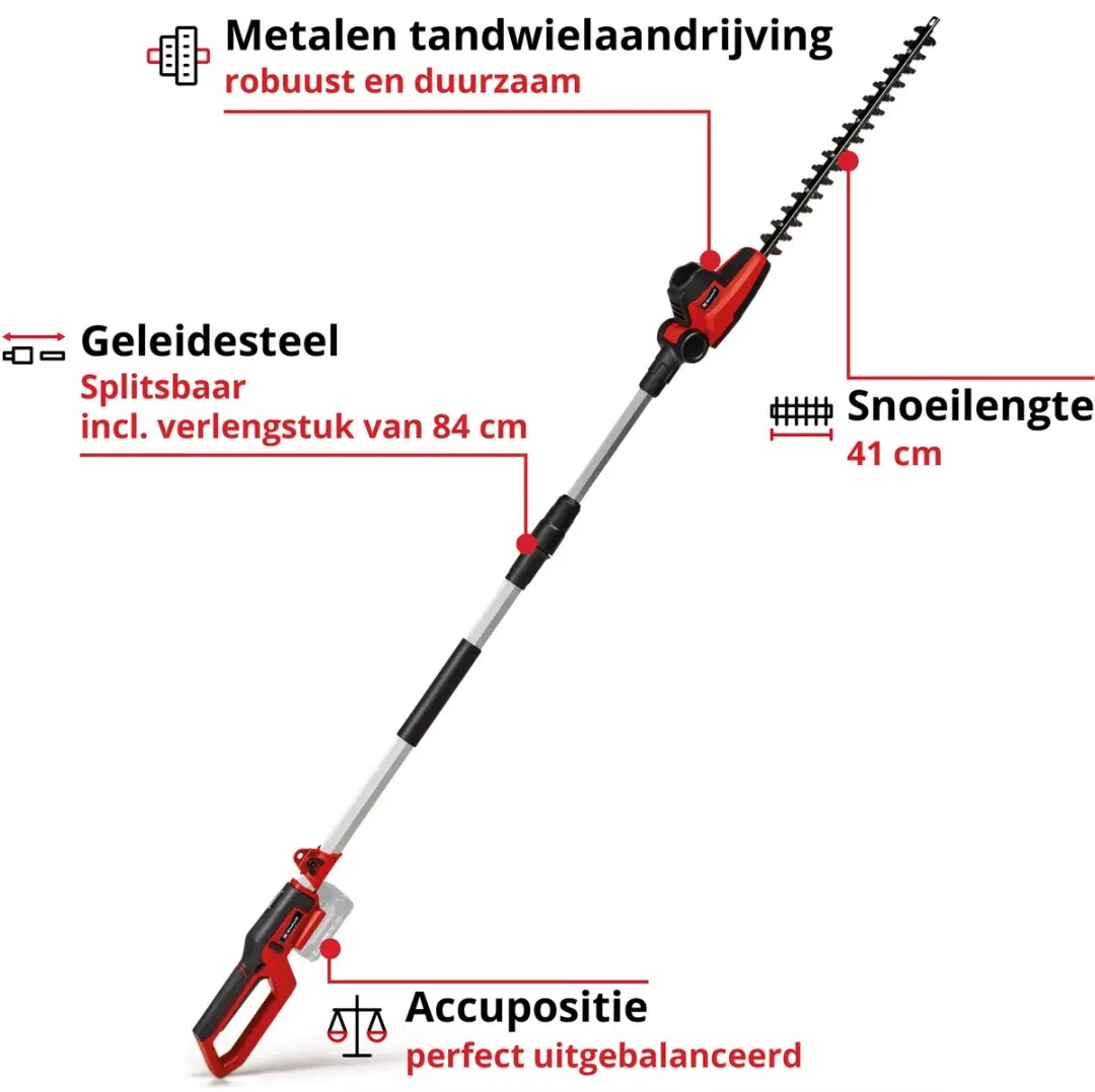 Einhell Accu Telescopische Heggenschaar GC-HH 18/45 Li T Solo - 18V