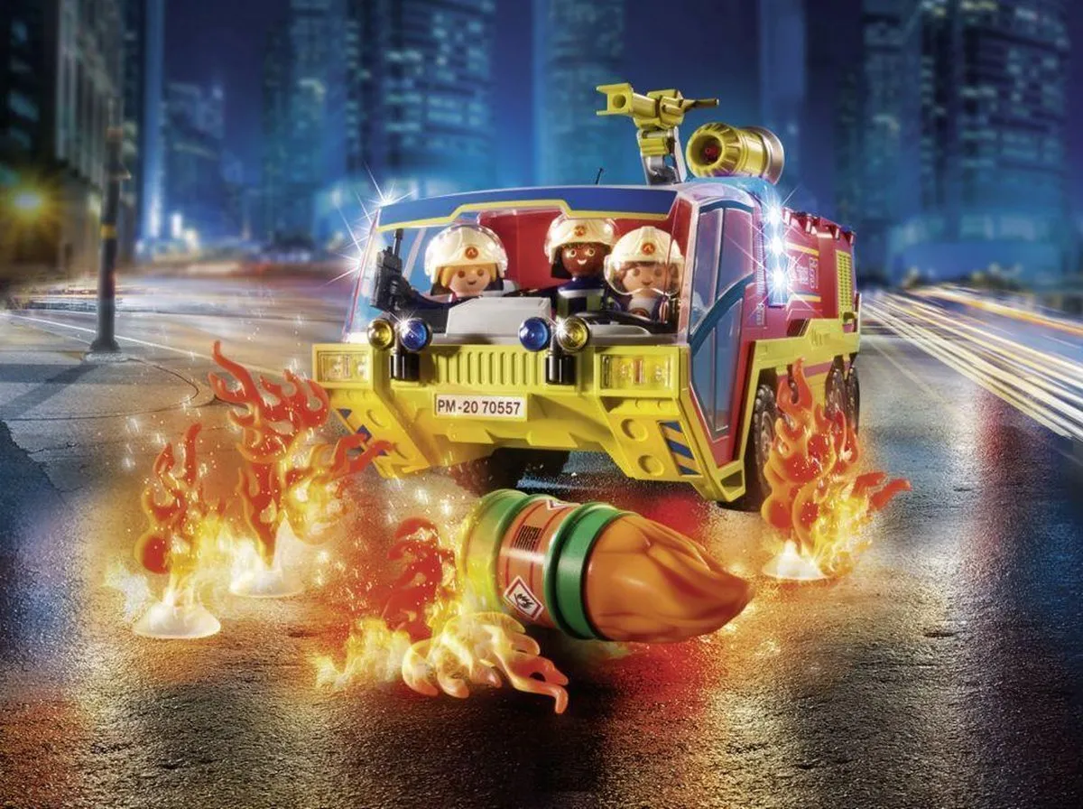Playmobil City Action Brandweer 70557 - Brandweerwagen Multicolor