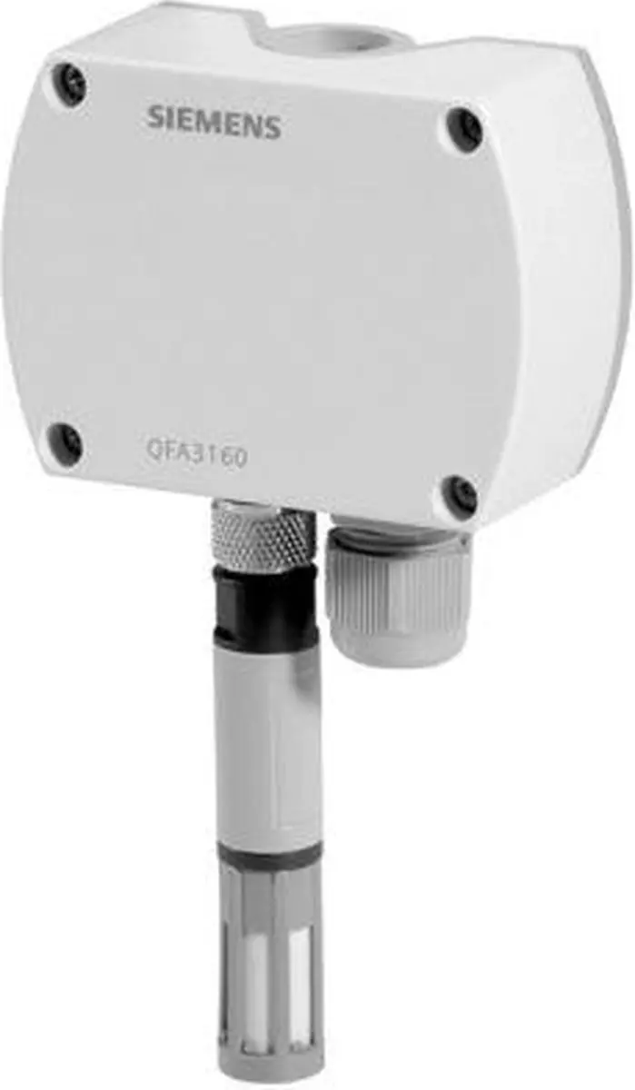 Siemens Ruimte-opnemer RV/Temperatuur - Grijs