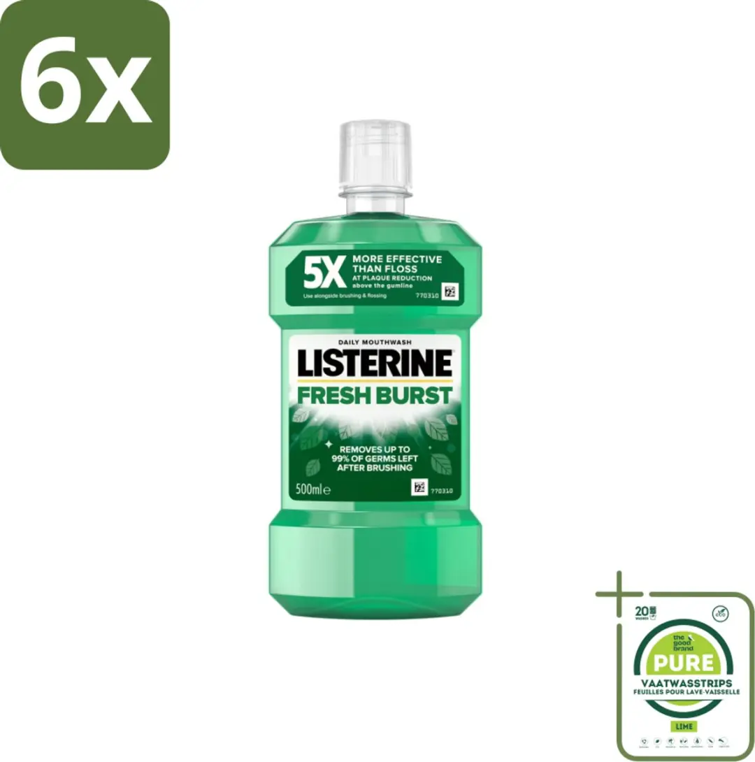 Listerine Fresh Burst Mondwater 3000ml