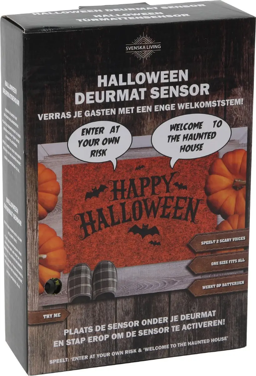 Svenska Living Halloween Sensor Onderlegger 35x25cm