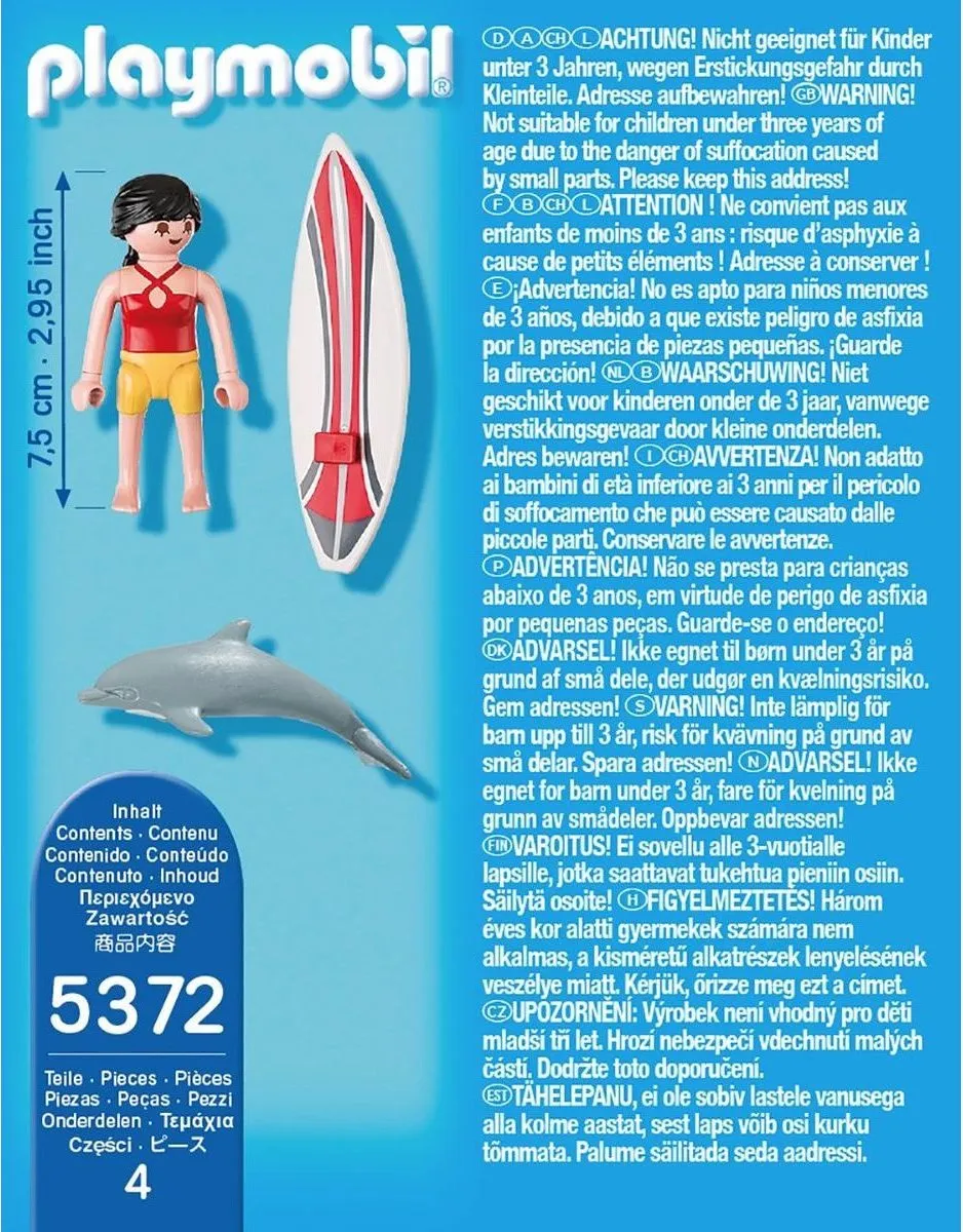 Playmobil Surfster met Dolfijn 70423