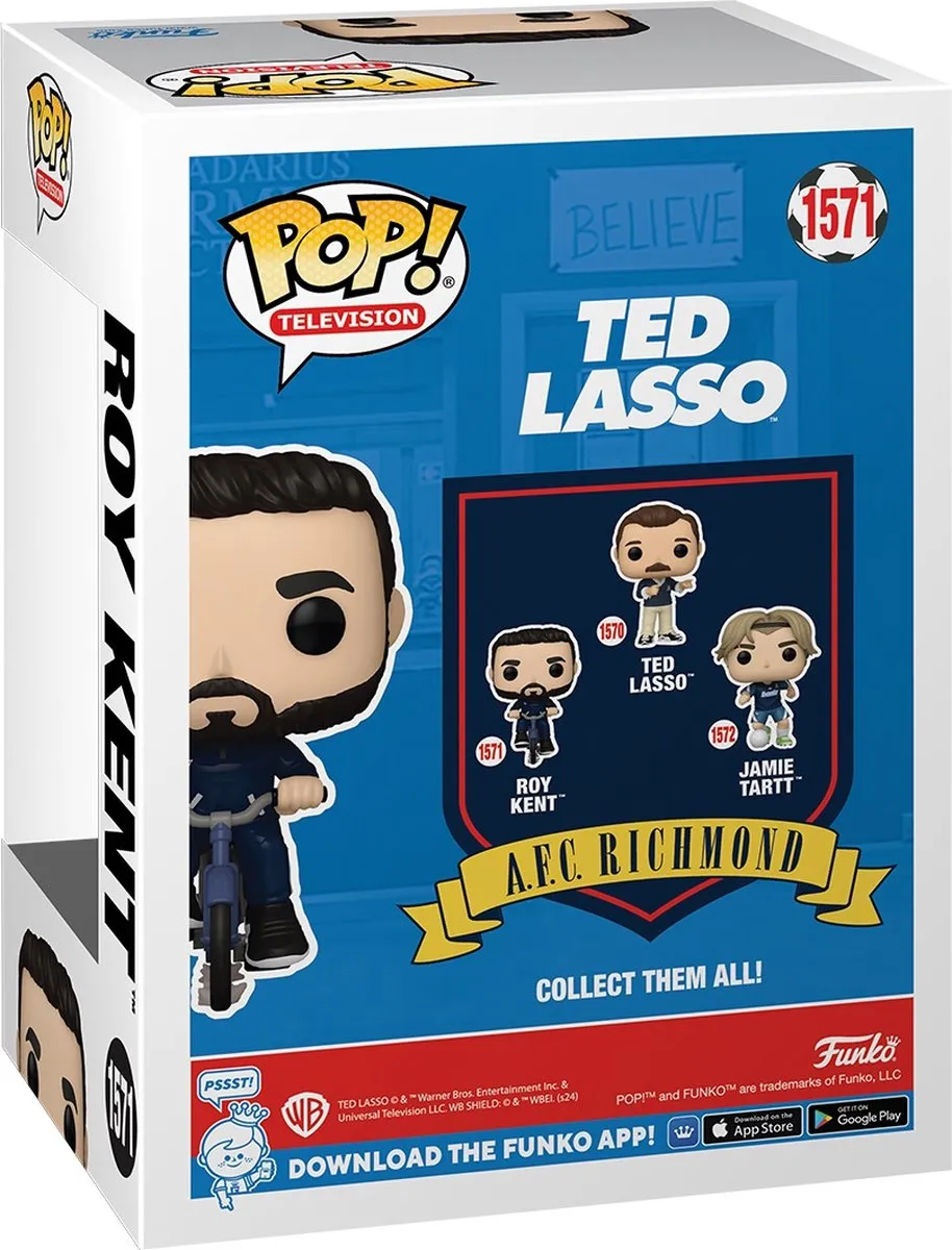 Funko Pop! Ted Lasso Roy Kent #1571 - Veelkleurig