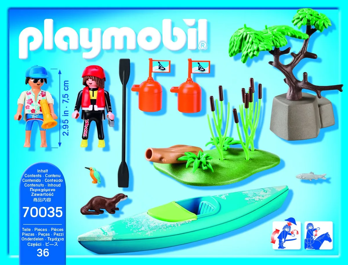 Playmobil 70035 Kayak Training StarterPack - Multicolor
