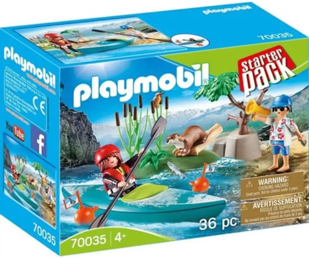 Playmobil 70035 Kayak Training StarterPack - Multicolor
