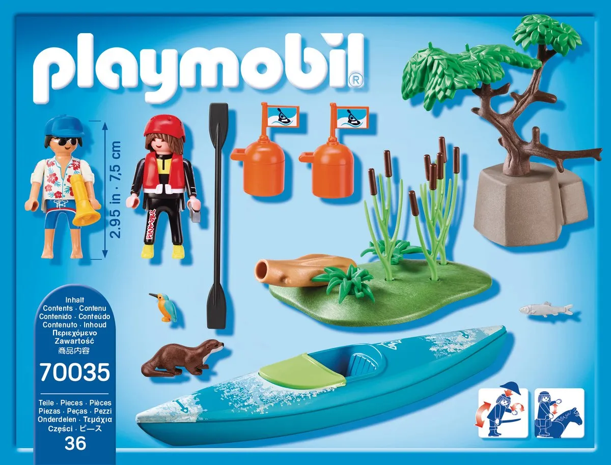 Playmobil 70035 Kayak Training StarterPack - Multicolor