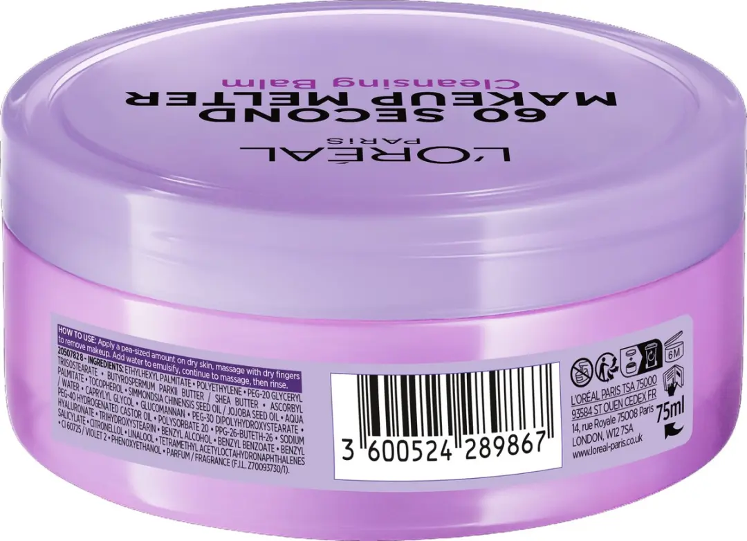 L'Oréal Paris 60 Second Makeup Melter Reinigingsbalsem 75ml