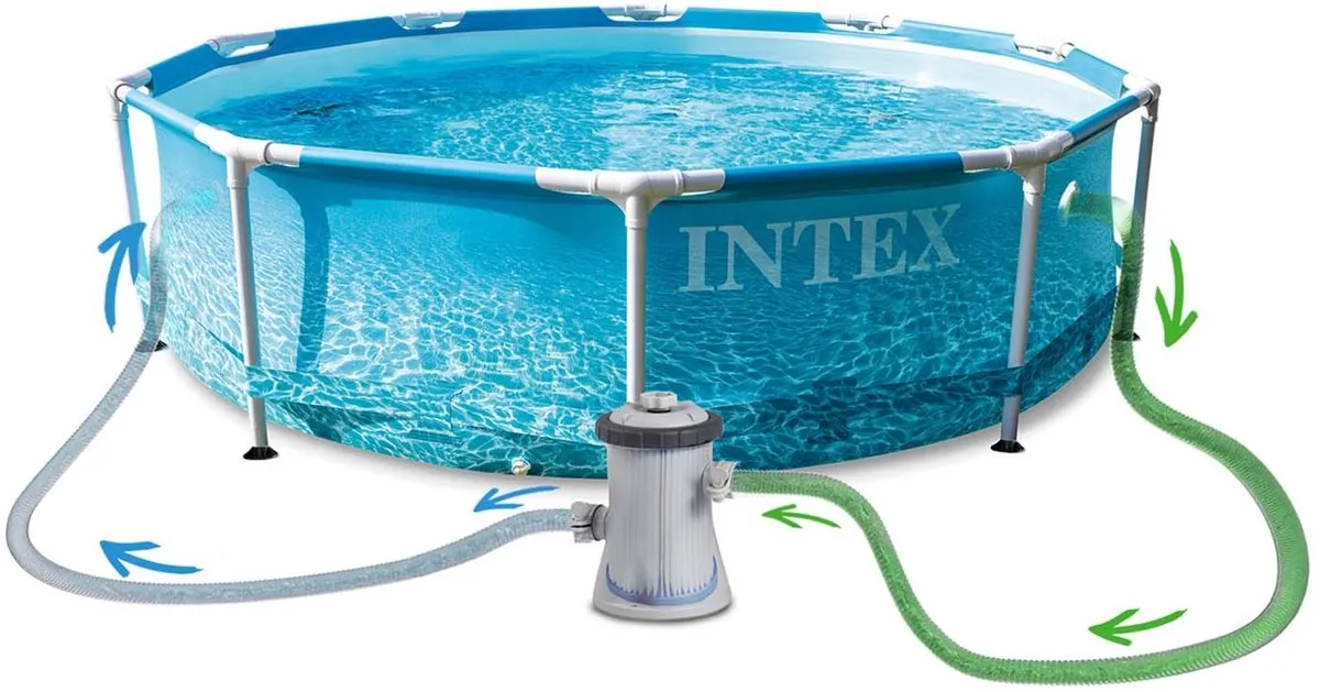 Intex 28208 Stalen Frame Zwembad 305x76cm - 16-in-1 - afbeelding 3 van 6