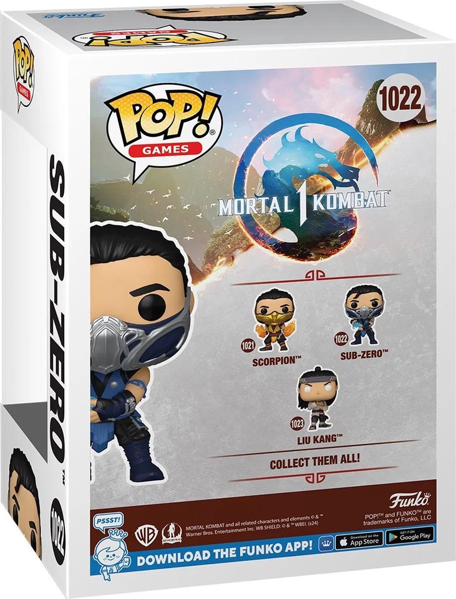 Funko Pop Games Mortal Kombat 1 Sub-Zero 9,5cm - Multi