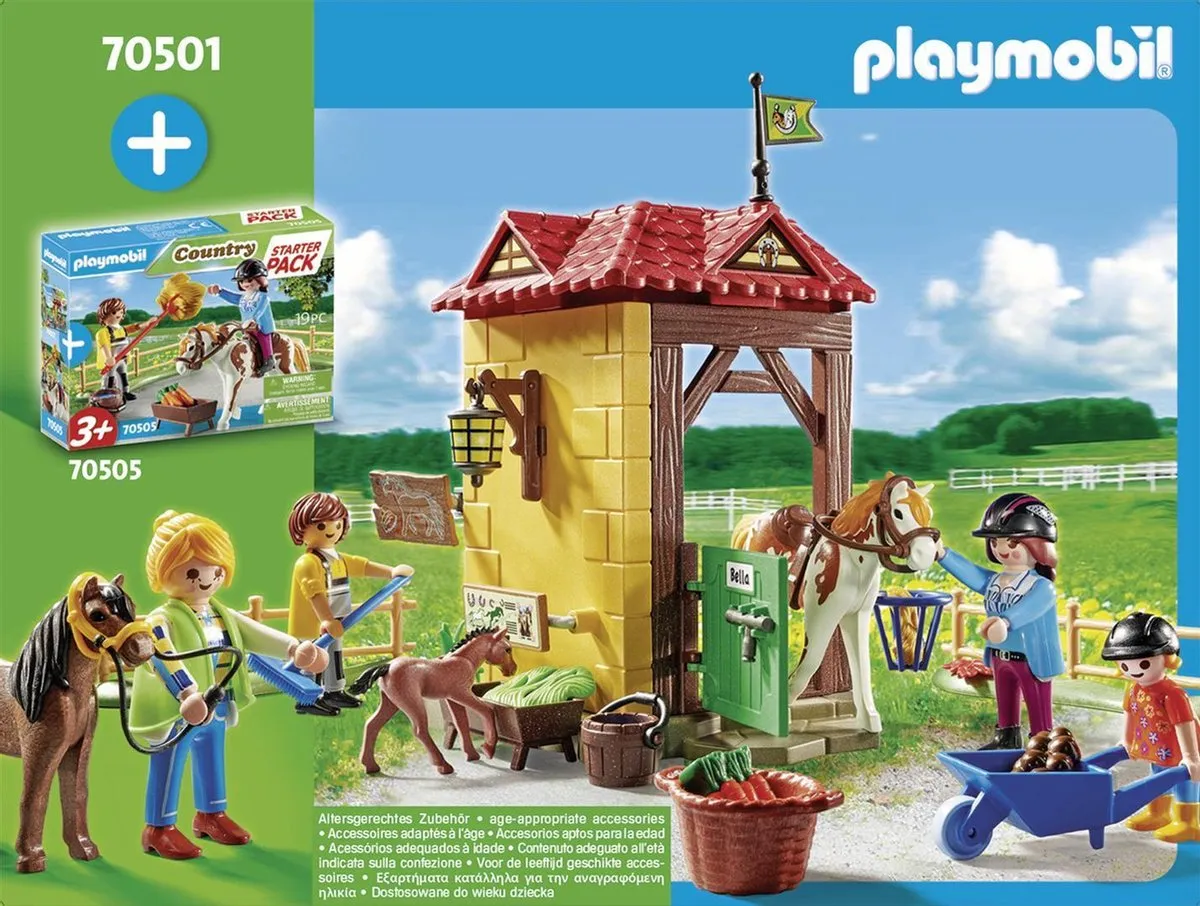 Playmobil Country Starterpack Manege 70501 - Multicolor - afbeelding 6 van 6