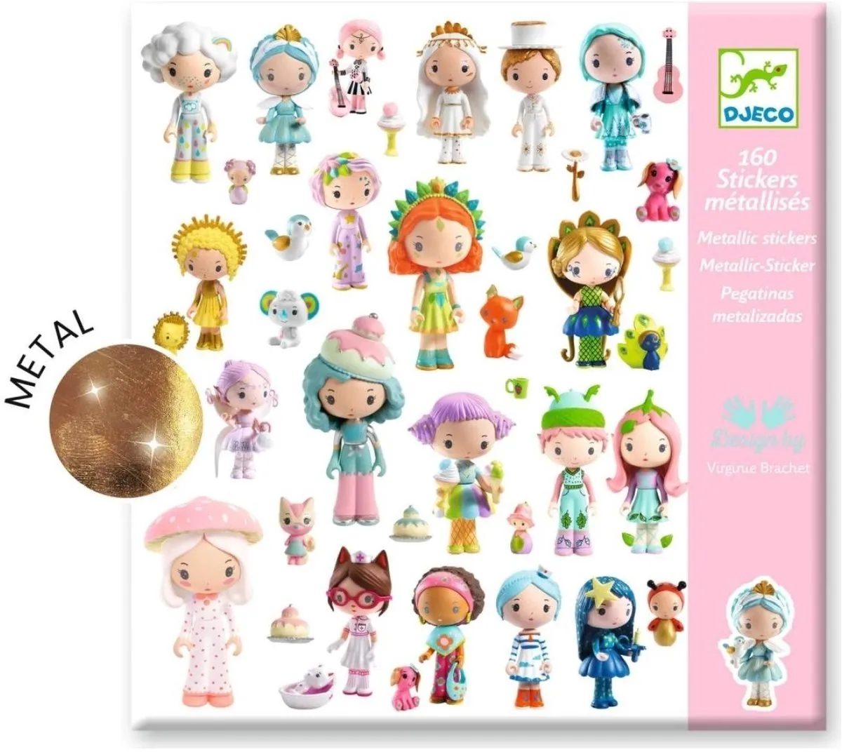 Djeco Metallic Stickers