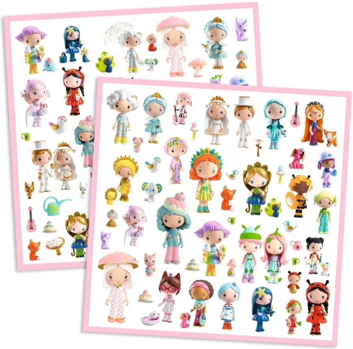 Djeco Metallic Stickers - 160 Stuks