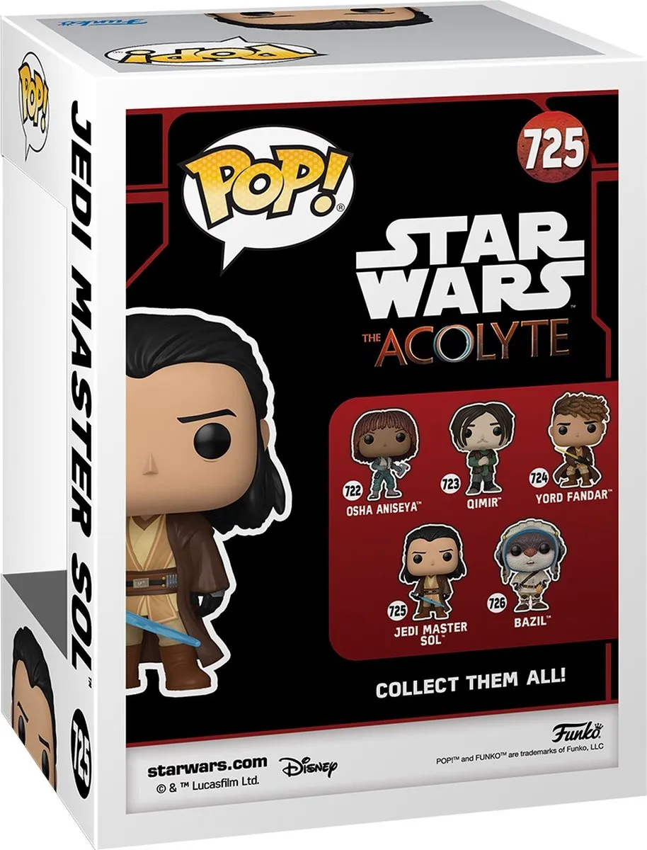 Funko Star Wars The Acolyte Jedi Master Sol 79758 Pop! - Meerkleurig