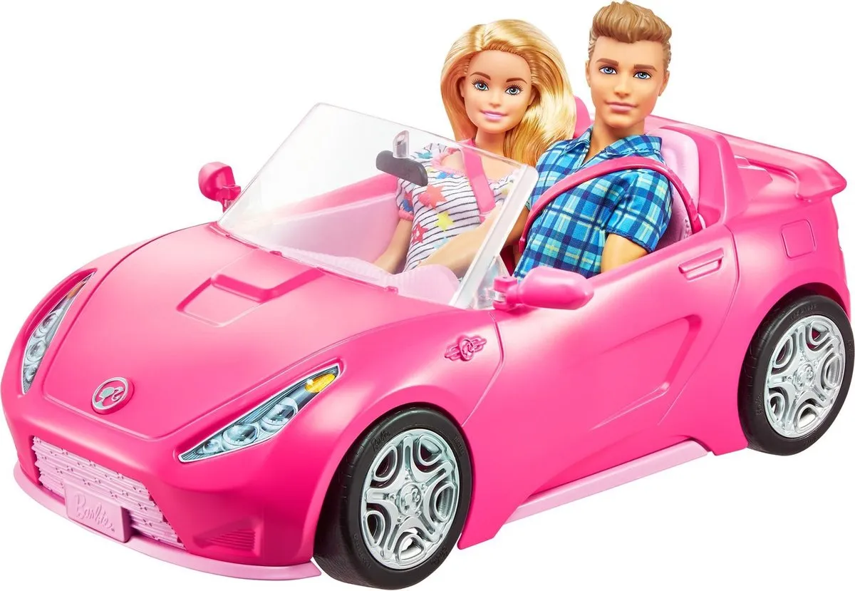 Barbie Ken Cabrio Auto Kledingkast Speelset GVK05 - Multikleur