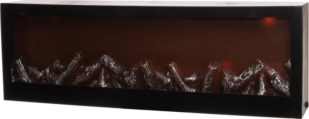 Anna's Collection LED Sfeerhaard Lantaarn 4W - 60x20x10cm Zwart - afbeelding 5 van 5