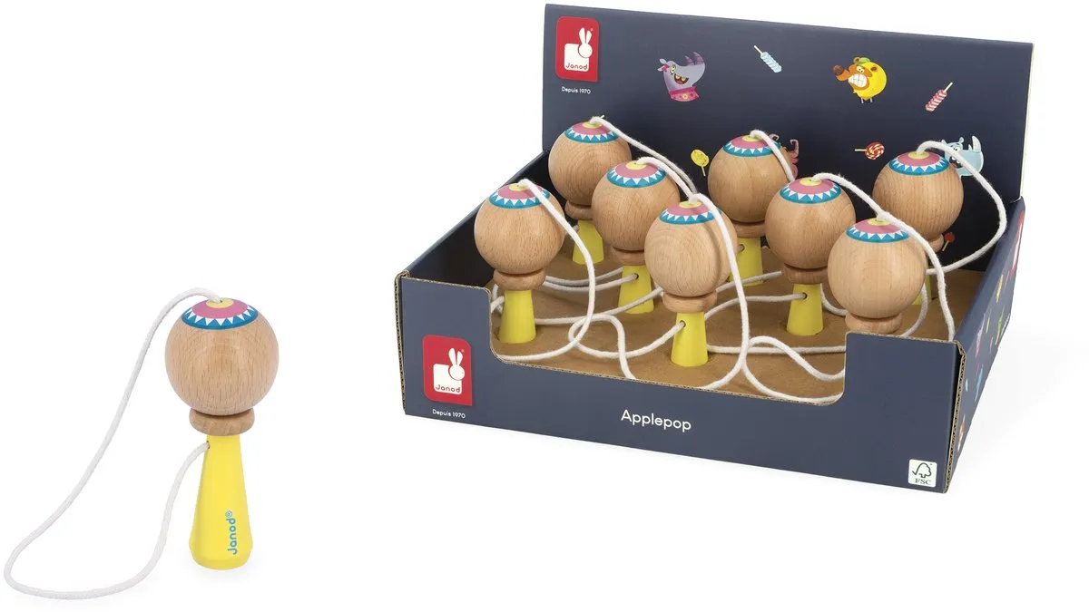 Janod Applepop Vangspel 3381 - Multicolor