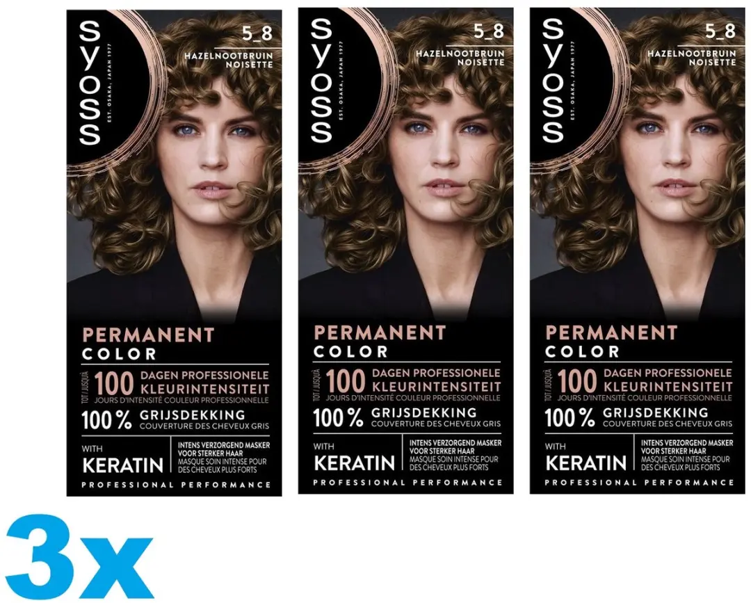 SYOSS Permanent Haarkleuring Hazelnootbruin