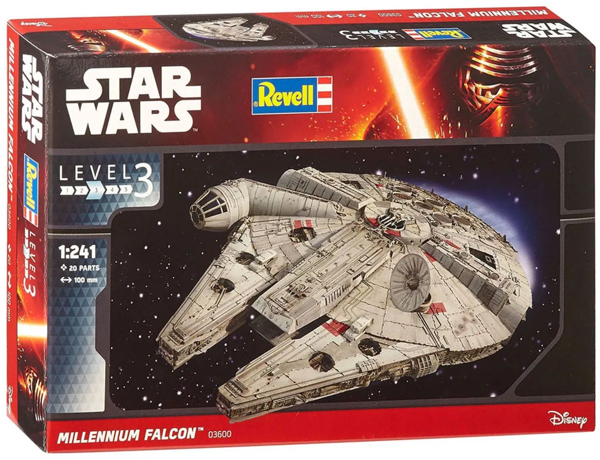 Revell Star Wars Millennium Falcon 1:24 Modelbouwpakket - 20 Onderdelen - Multi