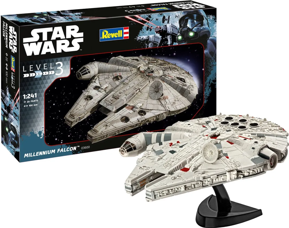 Revell Star Wars Millennium Falcon 1:24 Modelbouwpakket - 20 Onderdelen - Multi