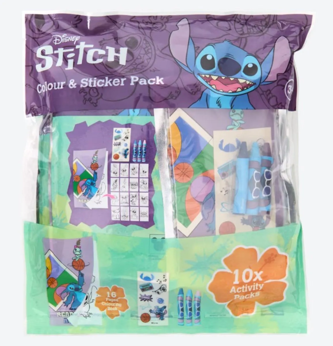 Disney Stitch Kleur- en Stickerset