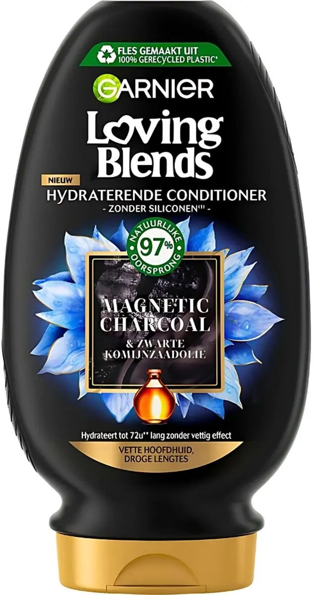 Garnier Loving Blends Magnetic Charcoal Conditioner 250ml - 20 Stuks