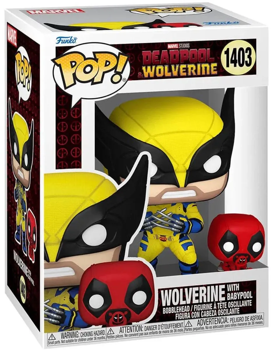 Funko Pop! Deadpool 3 Wolverine met Babypool - 9cm - Multi - afbeelding 6 van 6