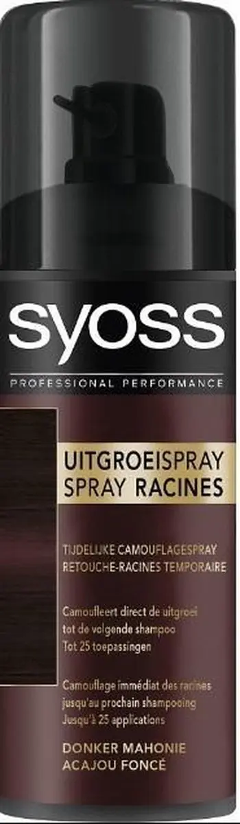 SYOSS Uitgroeispray Donker Mahonie 120ml