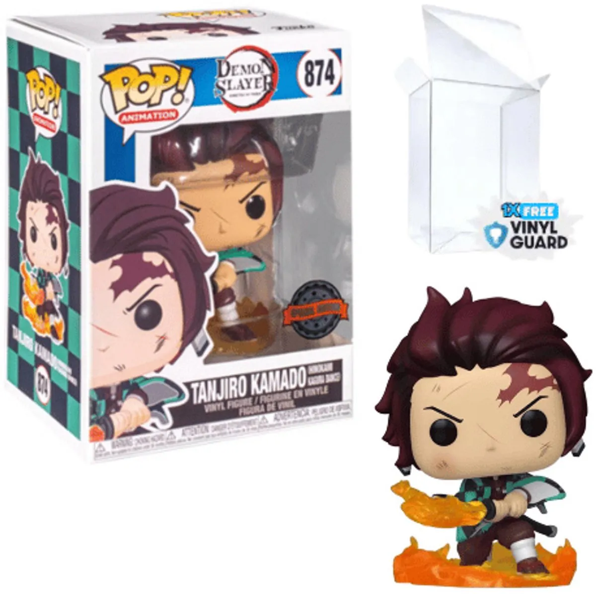 Funko Pop! Demon Slayer Tanjiro Kamado Vinyl Figuur - 52265