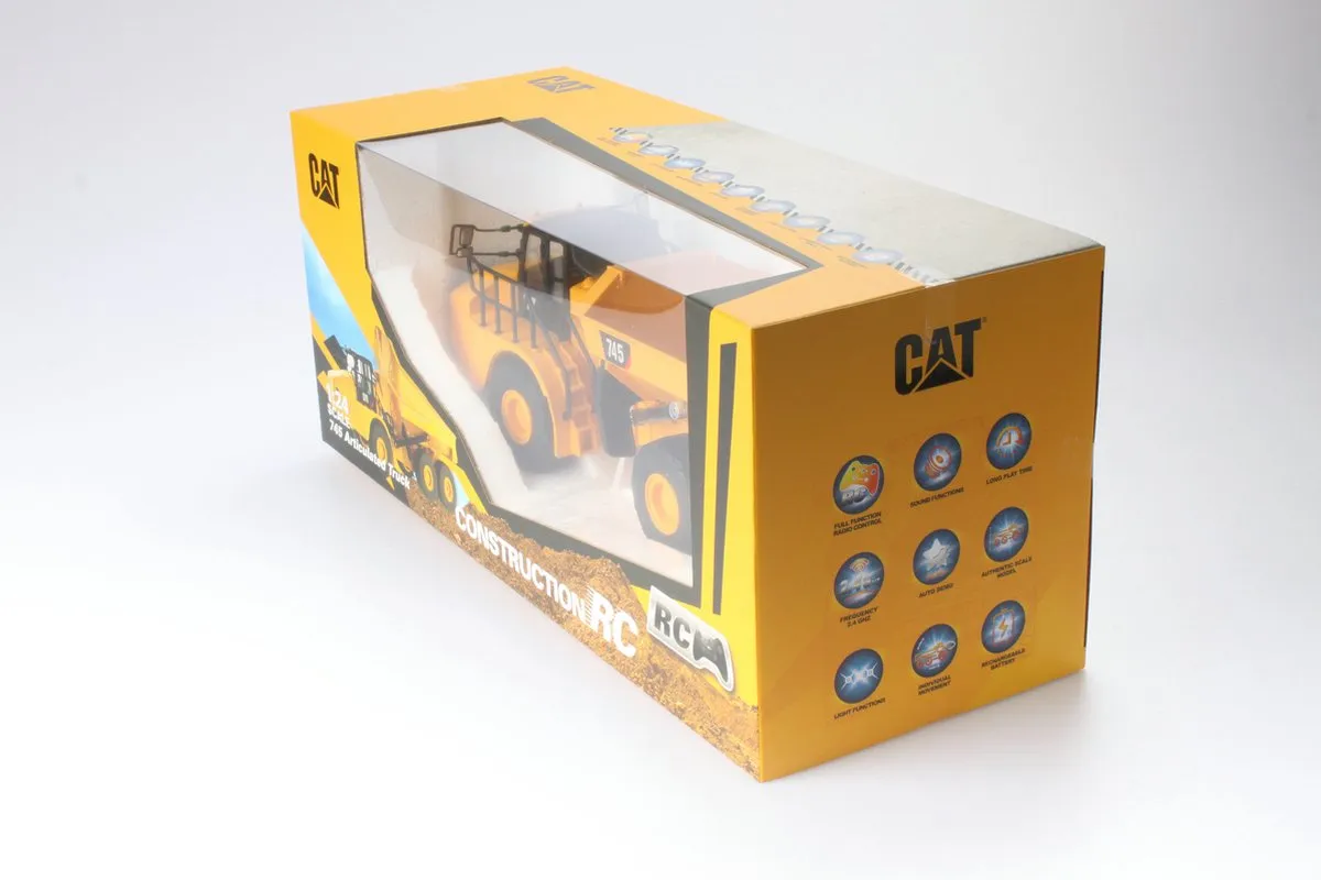 Carrera RC CAT 745 Articulated Truck 1:24 - CAR37025004 - Multi