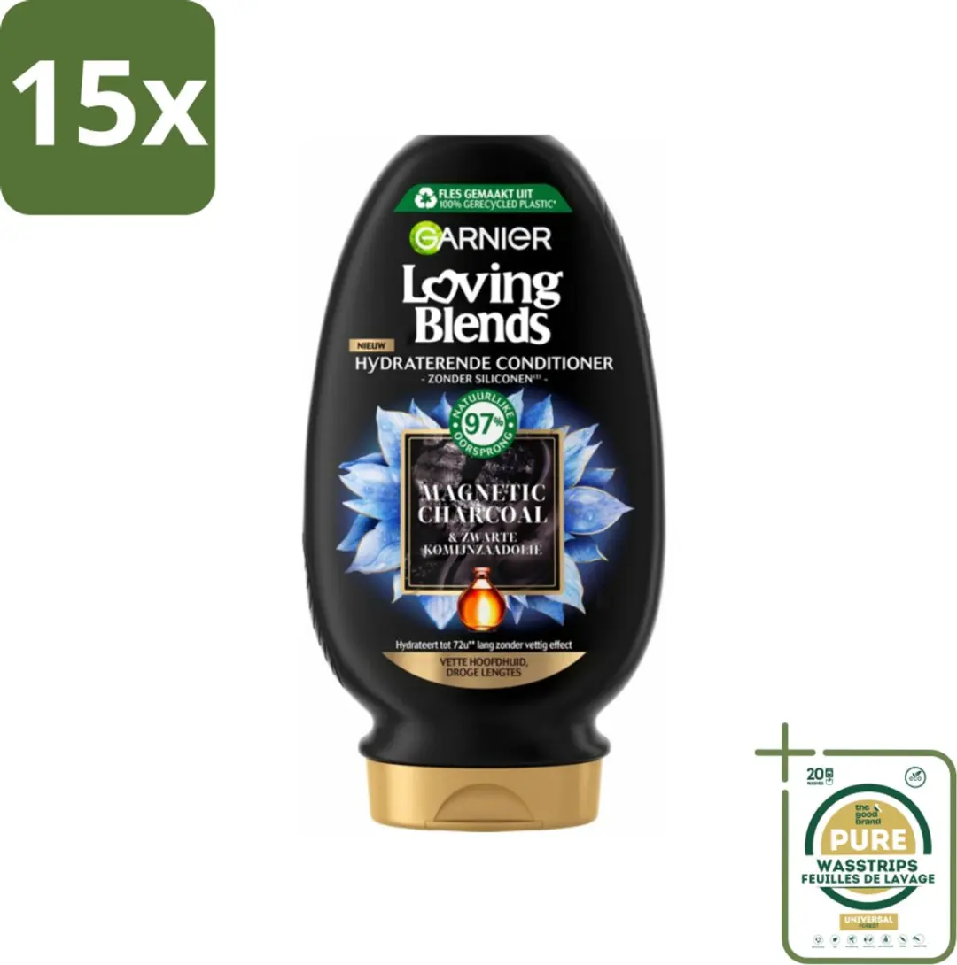 Garnier Loving Blends Magnetic Charcoal Conditioner 250ml