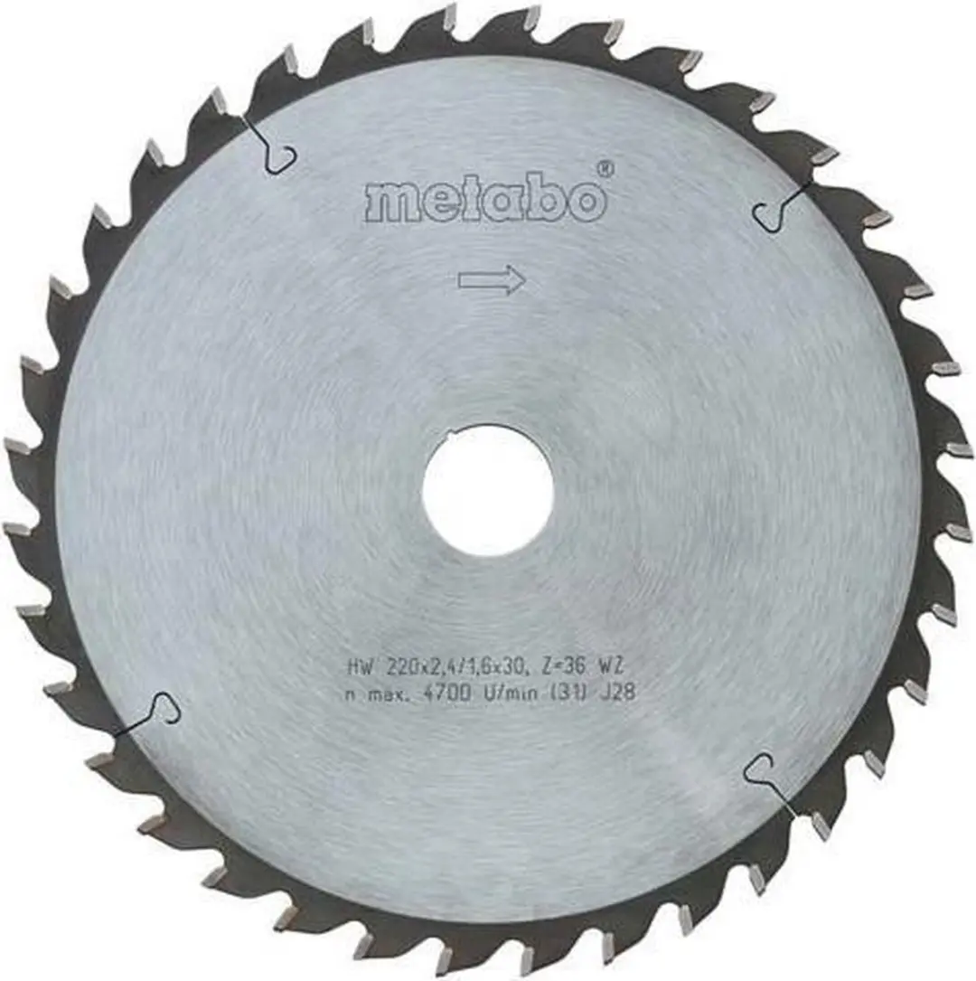 Metabo HM 28014 Cirkelzaagblad 300x30mm 28 Tanden