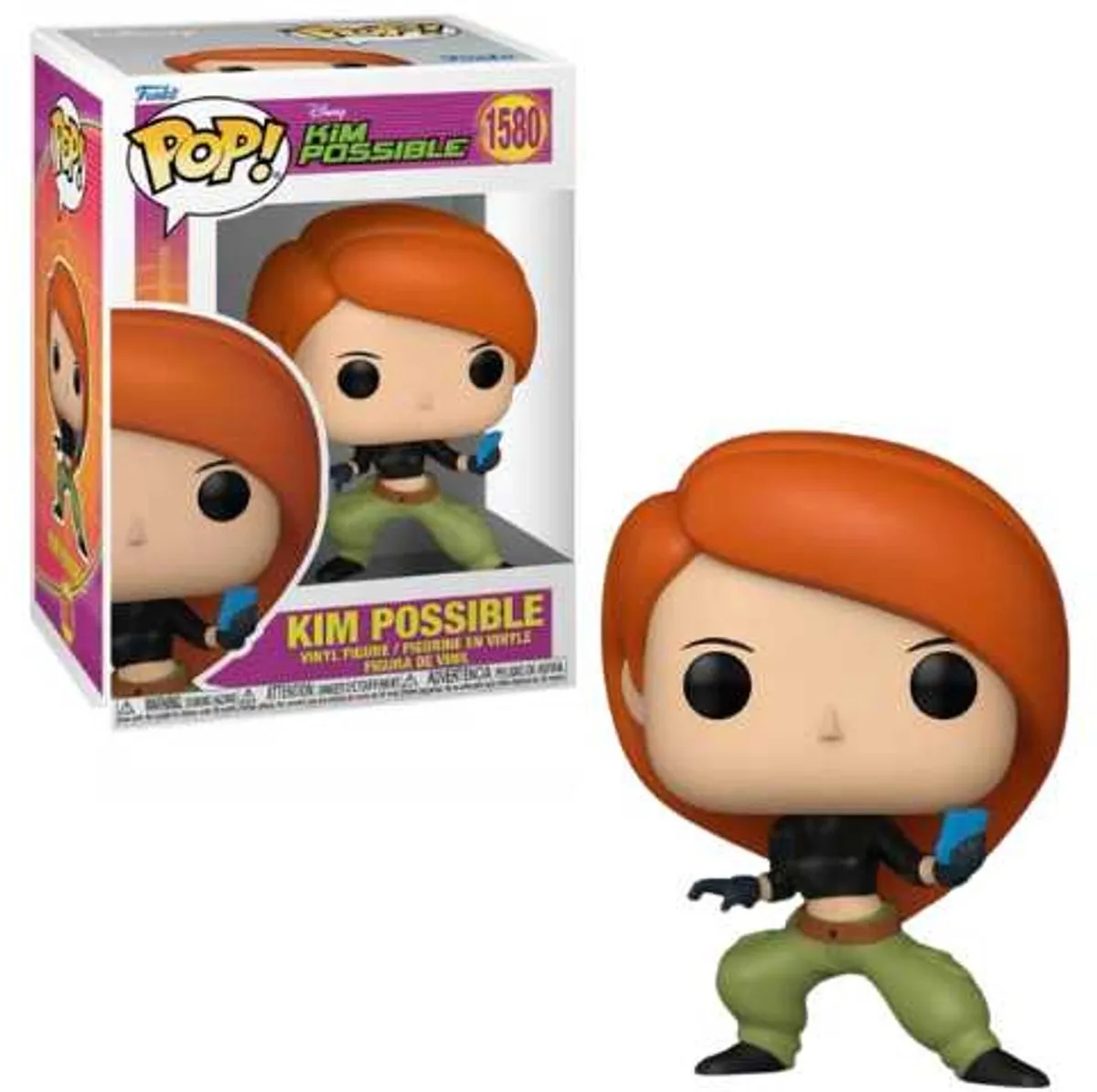 Funko Pop! Disney Kim Possible #1580 - Kim Possible - Multicolor