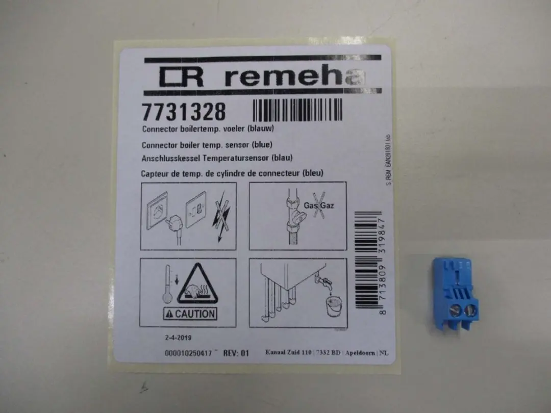 Remeha Stekker RAST 5 Temperatuursensor