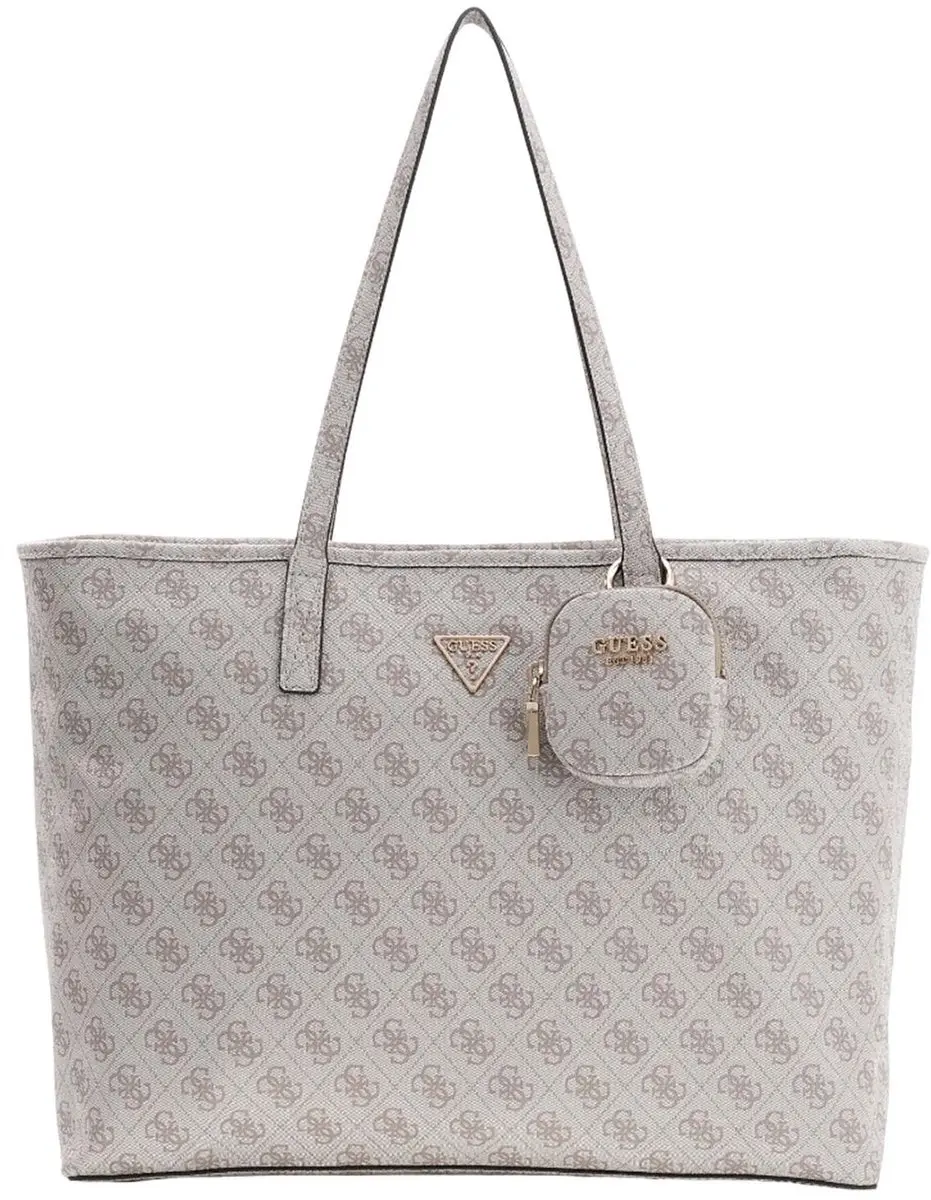 GUESS Power Play II Large Tech Tote 120746 - 15.6 inch - Dark Taupe Logo