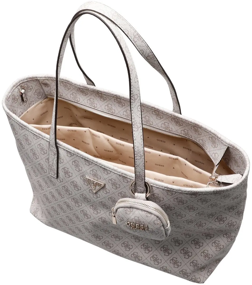 GUESS Power Play II Large Tech Tote 120746 - 15.6 inch - Dark Taupe Logo