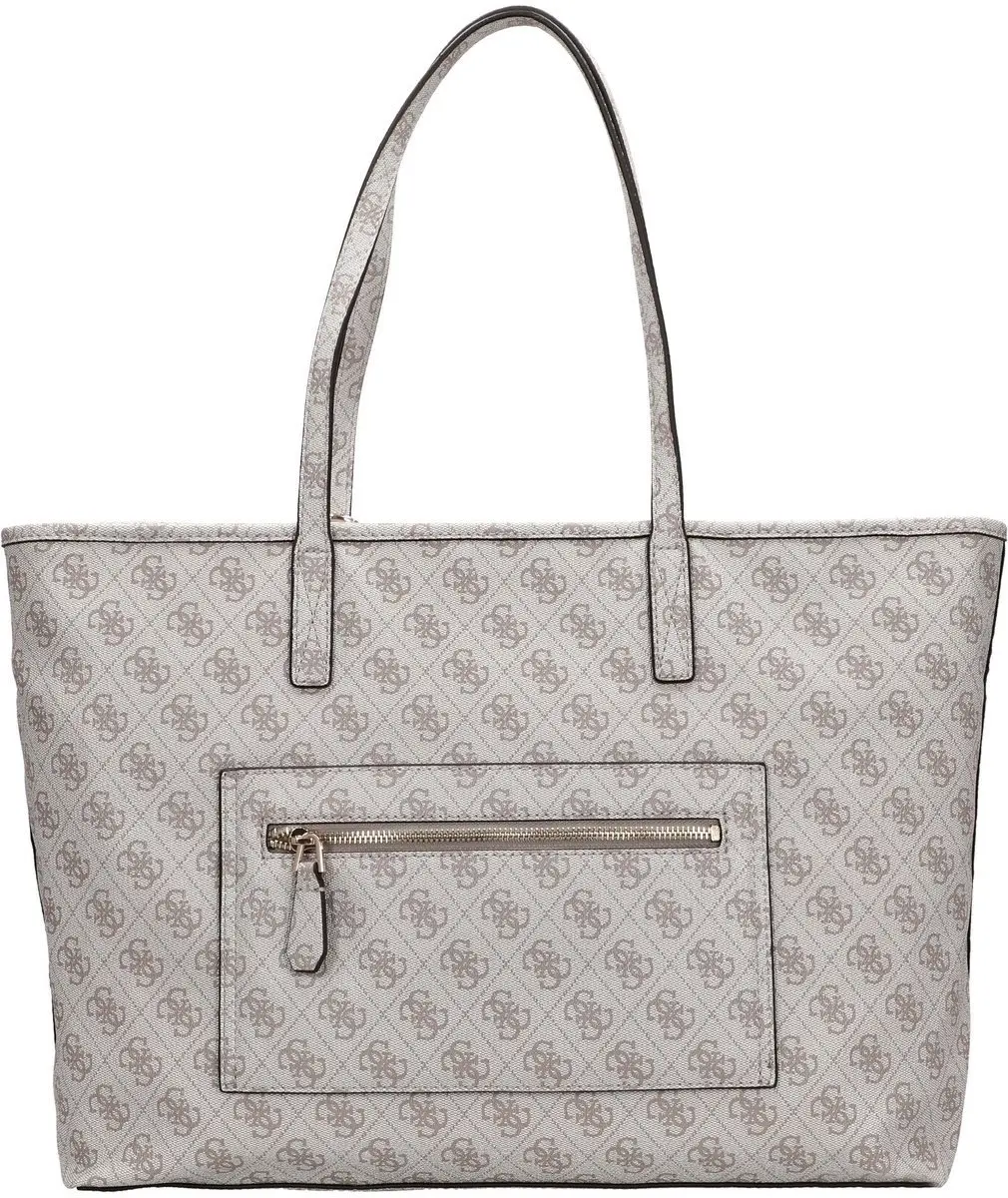 GUESS Power Play II Large Tech Tote 120746 - 15.6 inch - Dark Taupe Logo