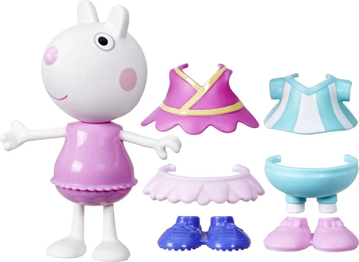 Hasbro Peppa Pig Suzy Schaap Figuur - Blauw