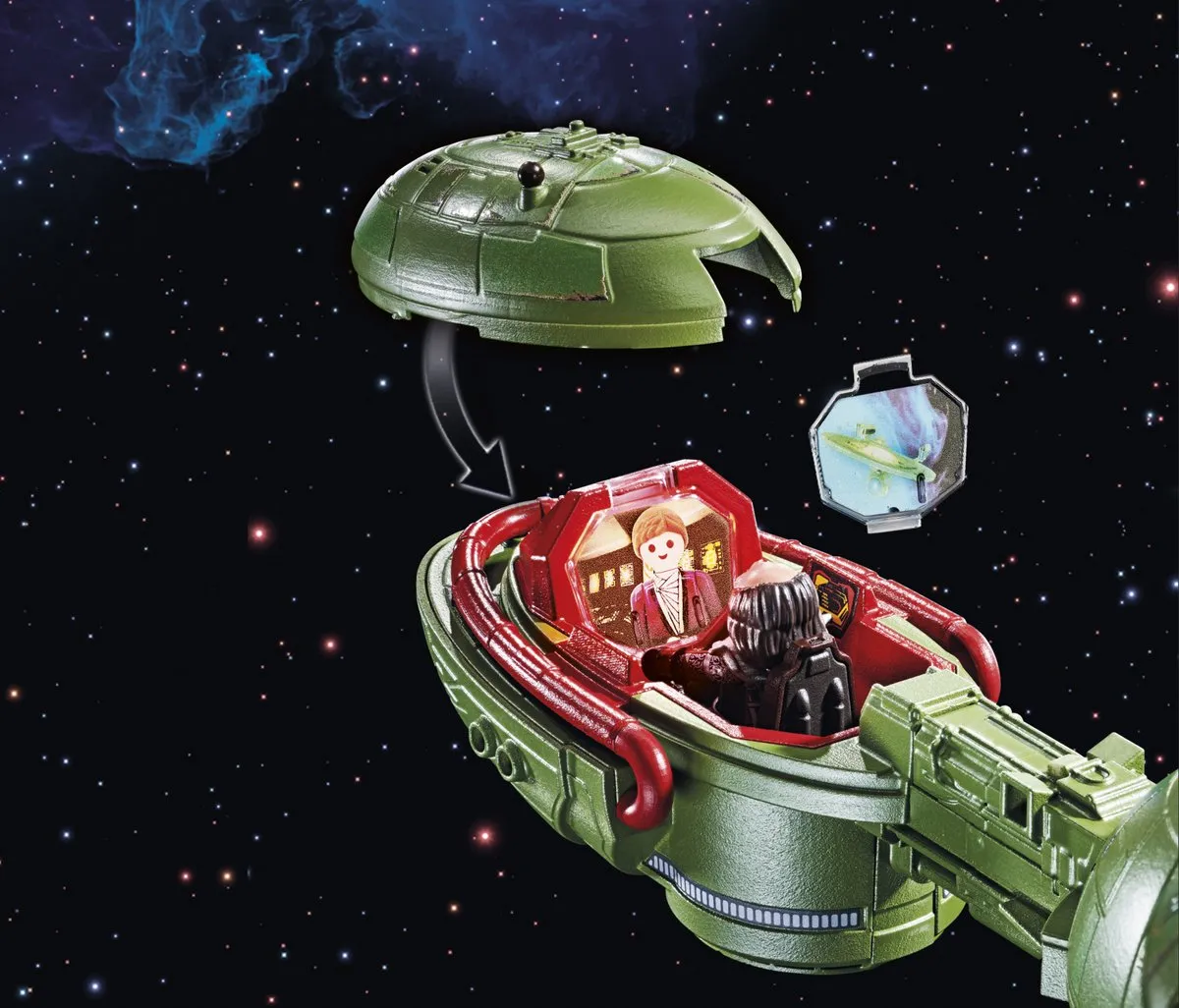 Playmobil Star Trek Klingon Bird of Prey 71089 - Multicolor