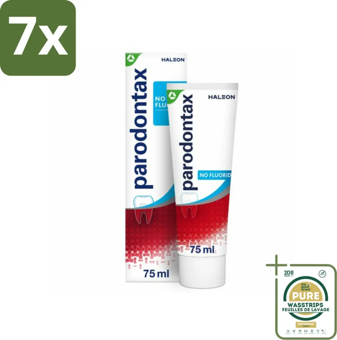 Parodontax Tandpasta Zonder Fluoride 75ml - 7 Stuks