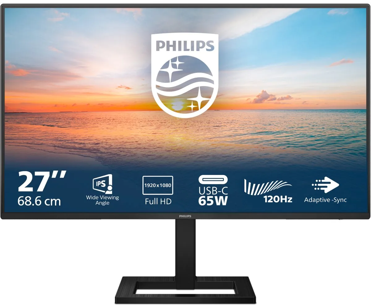 Philips 27E1N1300AE Monitor - 27" Full HD - USB-C 65W