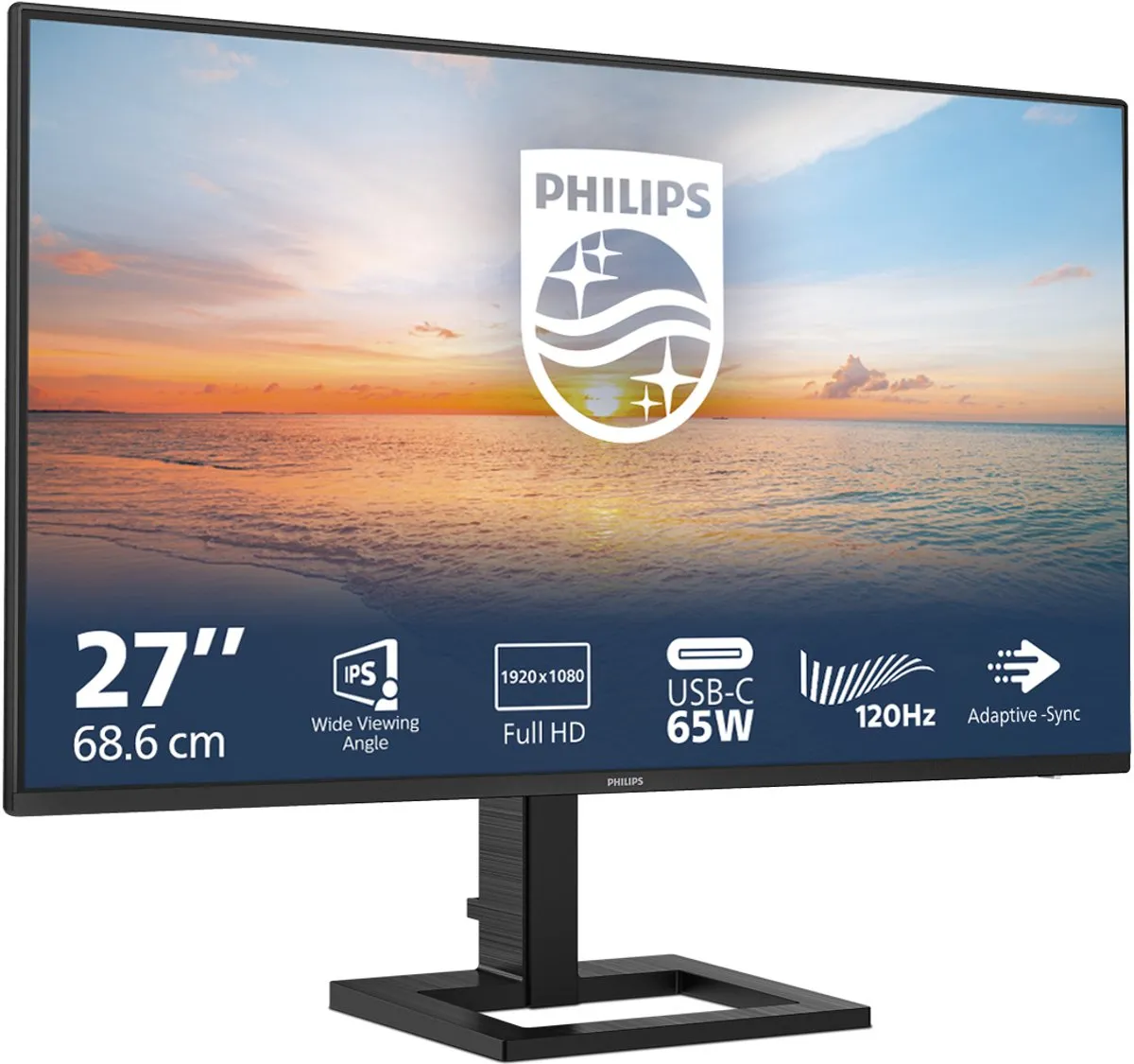Philips 27E1N1300AE Monitor - 27" Full HD - USB-C 65W - afbeelding 6 van 6