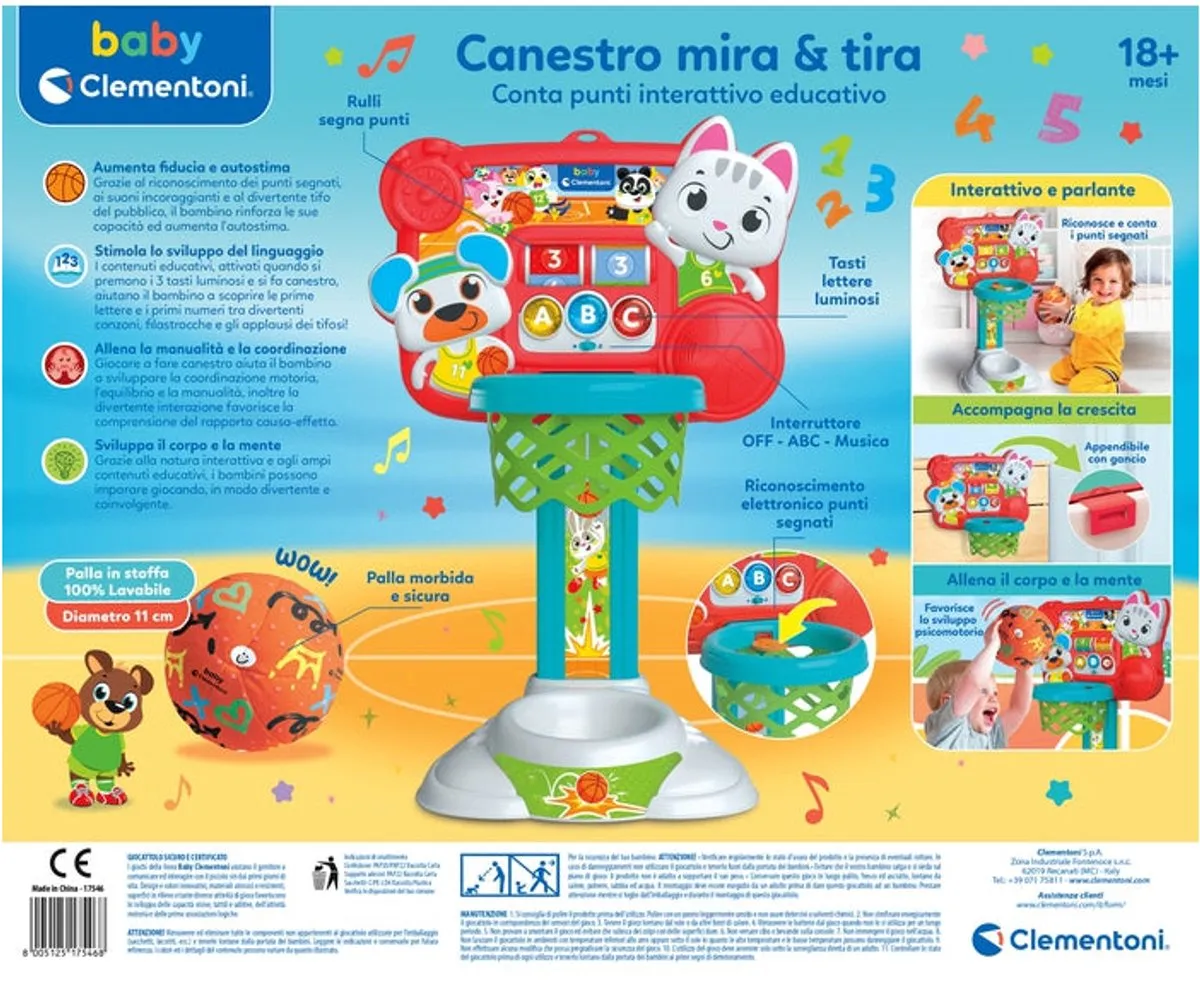 Clementoni Baby 17546 Speelgoed - 2x AAA - Meerkleurig