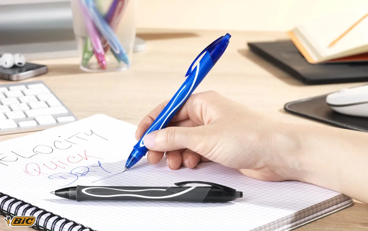 Bic Gelocity Quick Dry Pen - Blauw