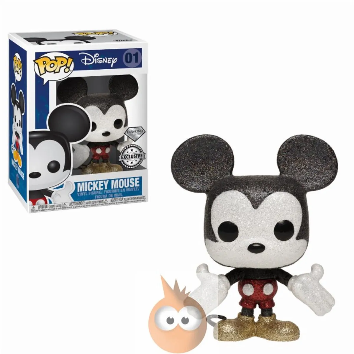 Funko Pop! Disney Mickey Mouse #01 Diamond Hot Topic Exclusive