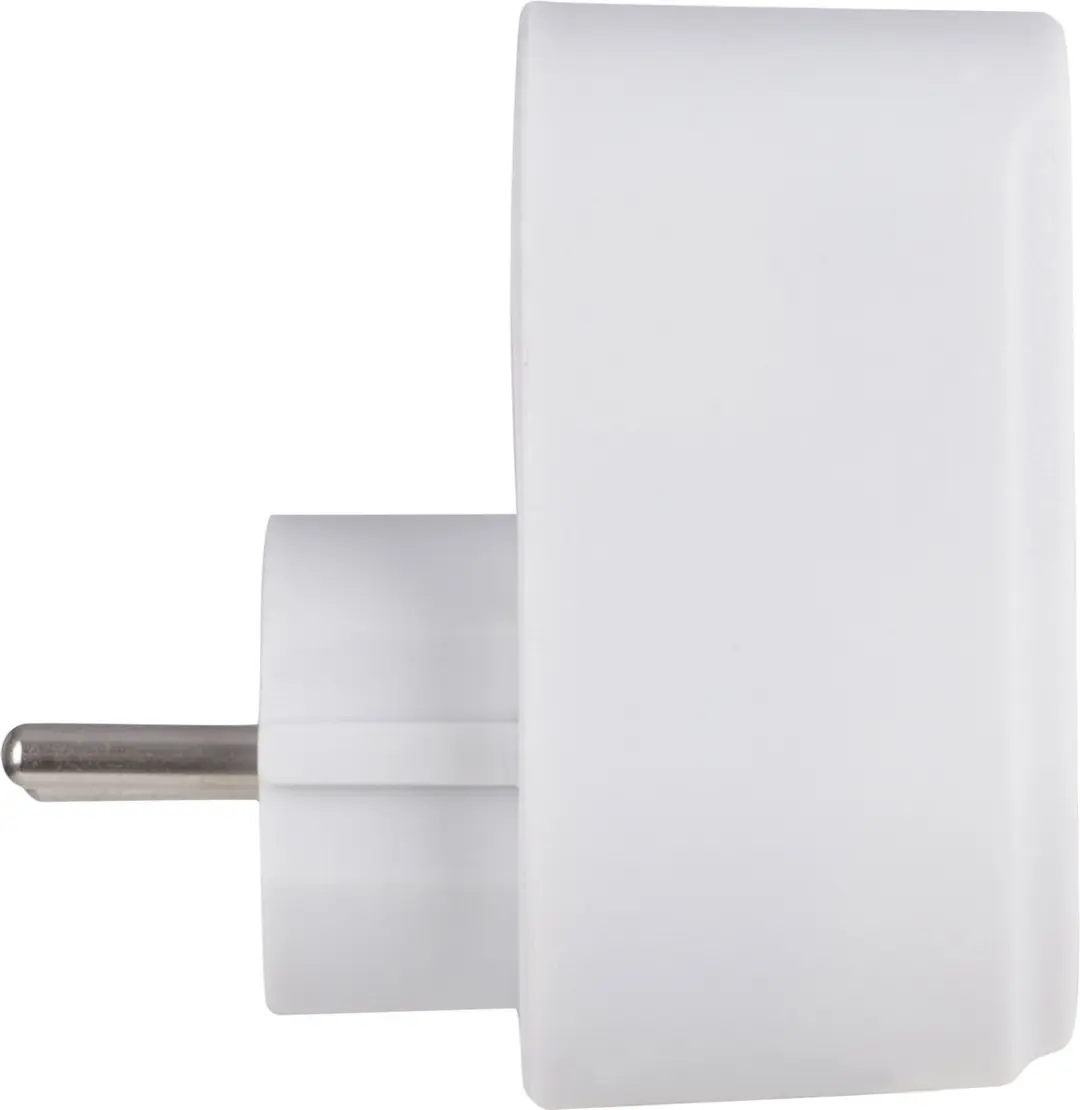 Scanpart Doorvoerstekker RA USB-A USB-C Wit
