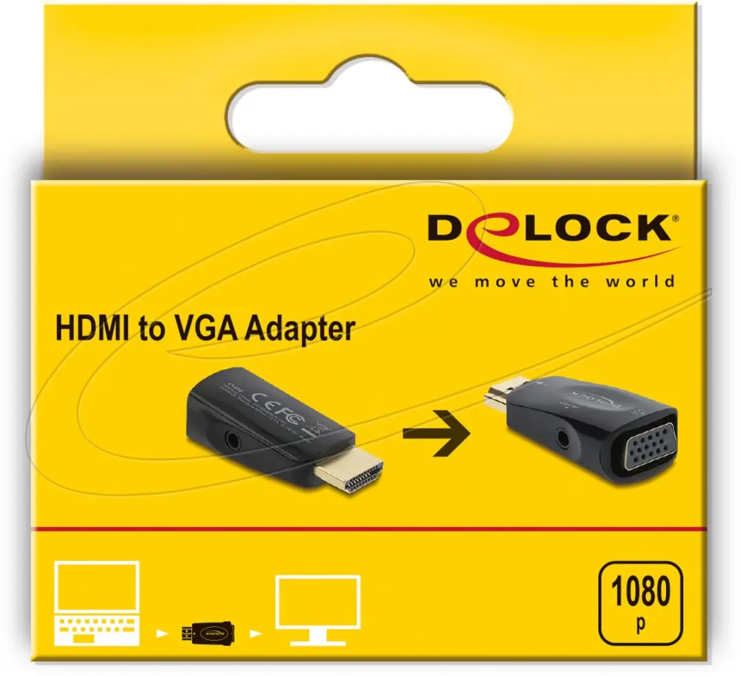 Delock 61082 HDMI naar VGA Adapter