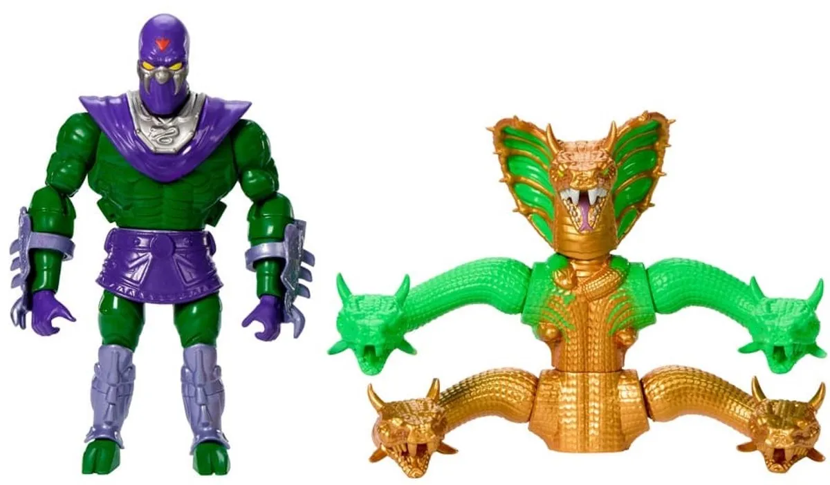 Mattel MOTU x TMNT King Hiss Actiefiguur 14cm