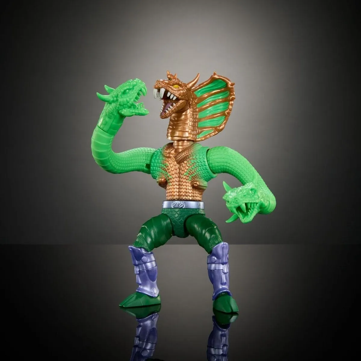 Mattel MOTU x TMNT King Hiss Actiefiguur 14cm - Multi - afbeelding 6 van 6