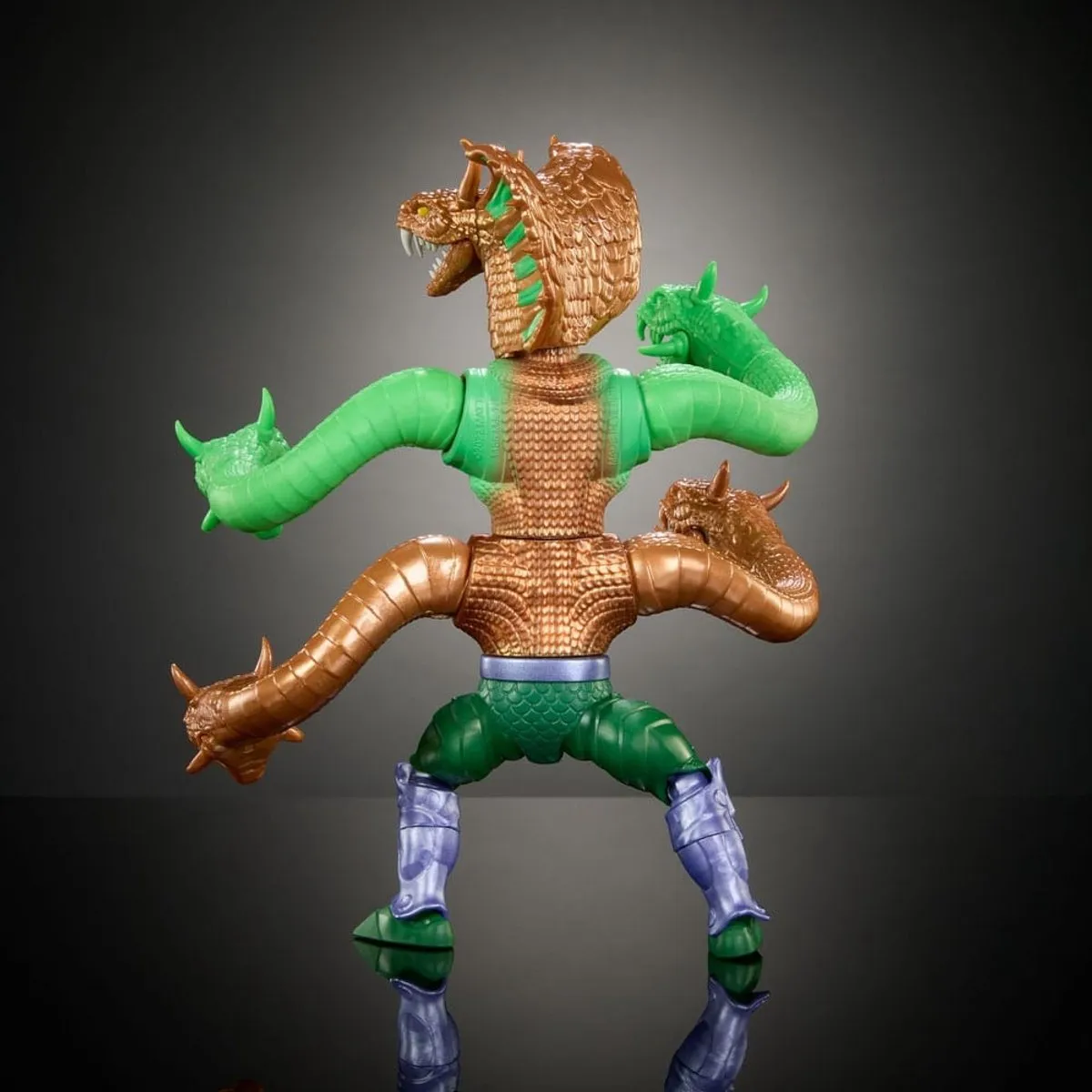 Mattel MOTU x TMNT King Hiss Actiefiguur 14cm - Multi