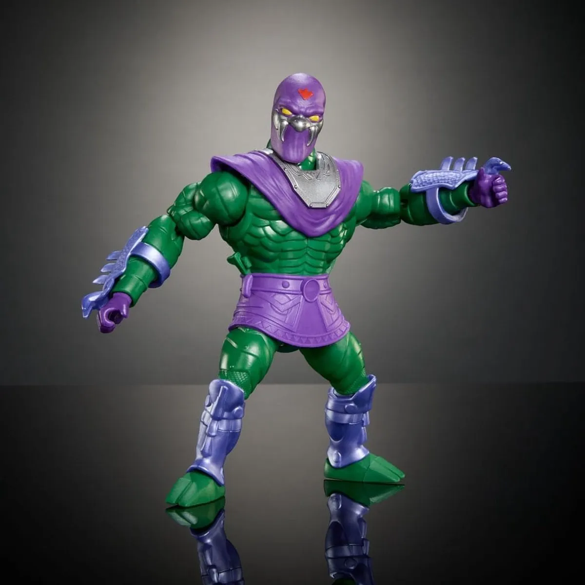 Mattel MOTU x TMNT King Hiss Actiefiguur 14cm - Multi